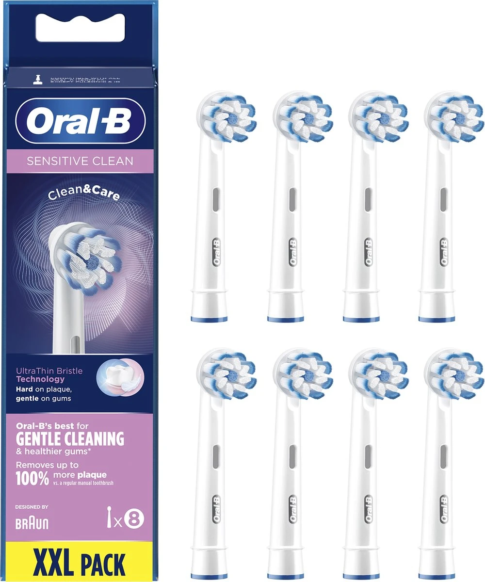 Oral B Oral-B Sensitive Clean - Opzetborstels - 8 Stuks - Afbeelding 2