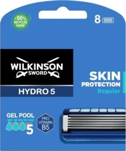 Wilkinson Men Scheermesjes Hydro 5 Skin Protection 8 Stuks