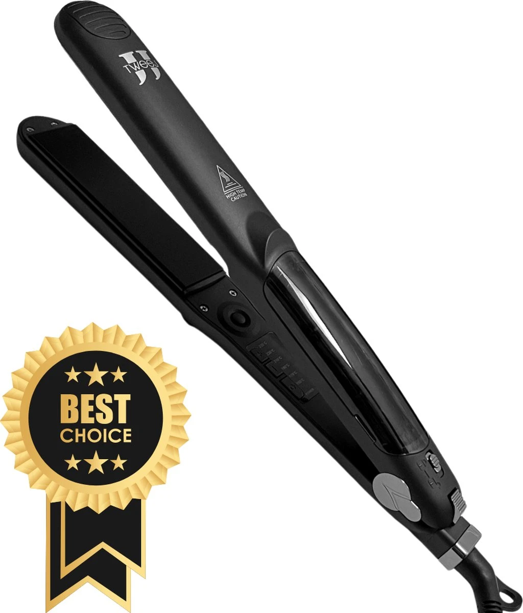 TweeJ Steampod 3.0 - Stoom Stijltang - Stijltang Krultang 2 In 1 - Stijltang - Krultang