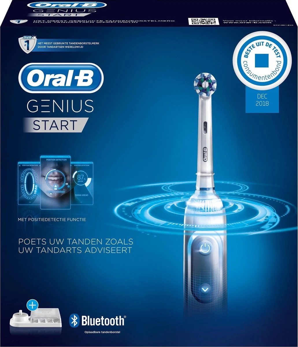 Oral B Oral-B Genius Start Silver Elektrische Tandenborstel Powered By Braun - Afbeelding 4
