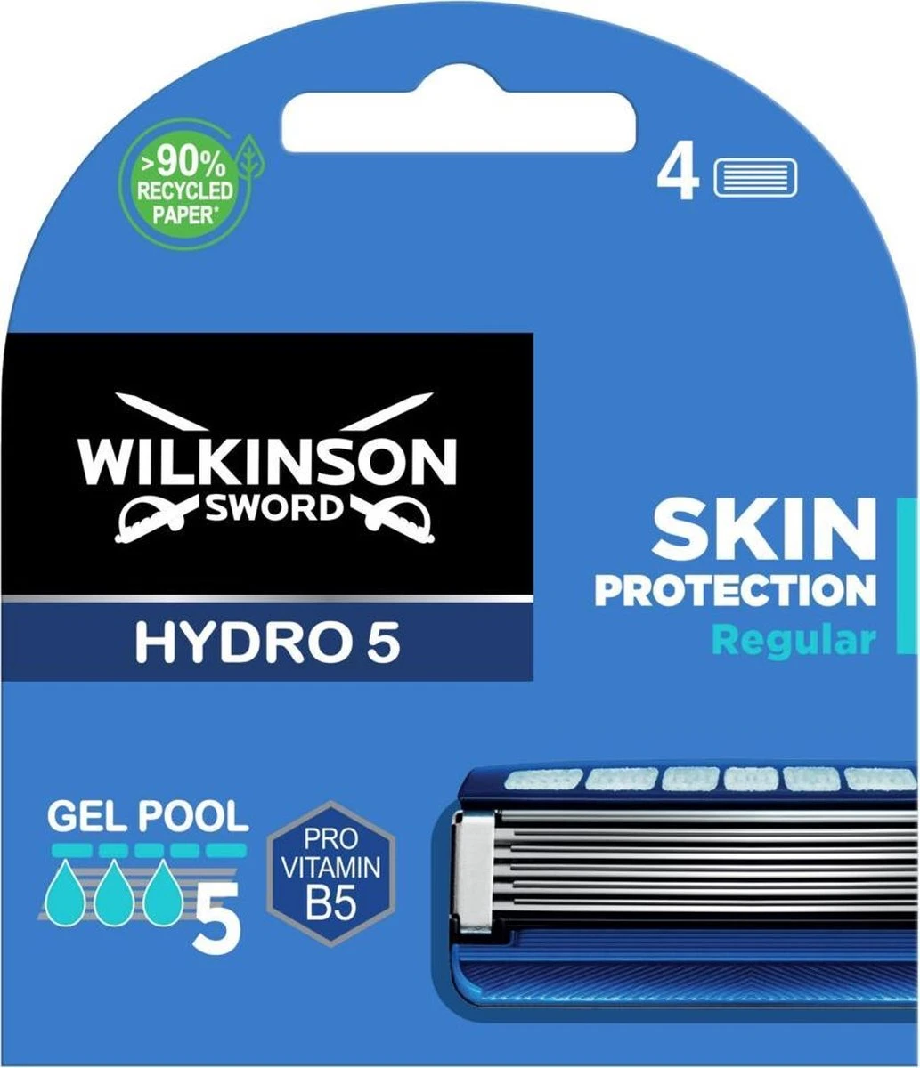 Wilkinson Men Scheermesjes Hydro 5 Skin Protection 4 Stuks