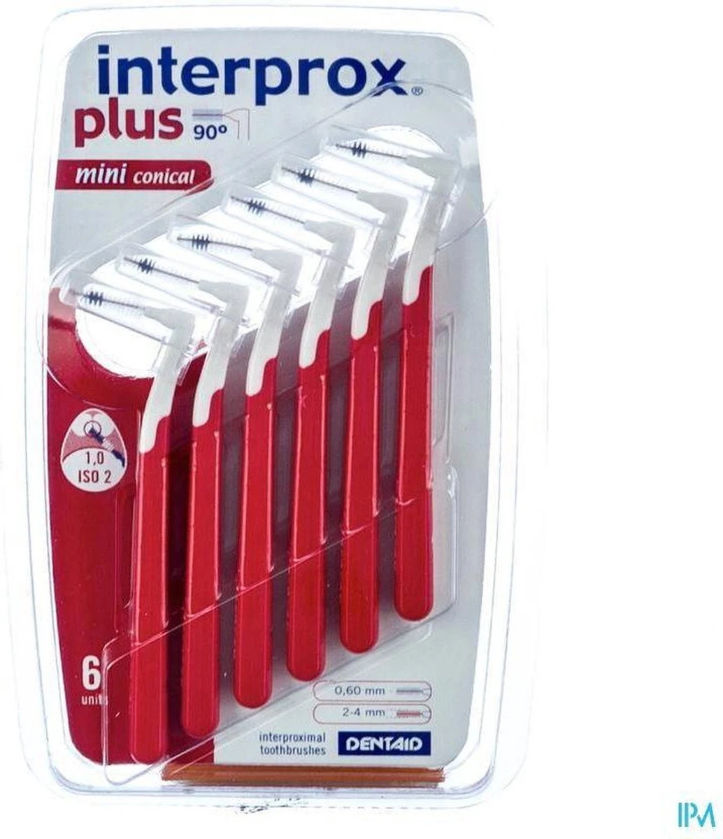 Interprox Plus Mini Conical Tandenstokers - 6 Stuks - Afbeelding 4