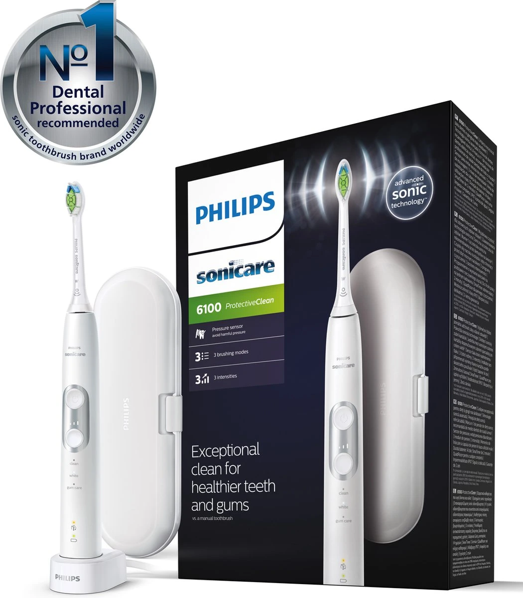 Philips ProtectiveClean 6100 HX6877/28 - Elektrische Tandenborstel - Afbeelding 2