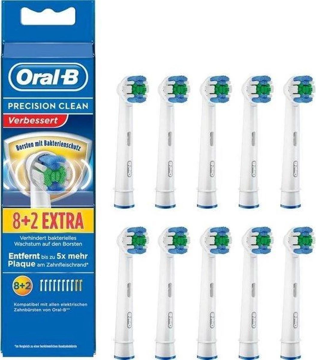 Oral B Oral-B Precison Clean Opzetborstels - 8 +2 Stuks - Afbeelding 17