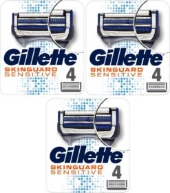 Gillette® Gillette Skinguard Sensitive Scheermesjes Mannen - 12 Stuks