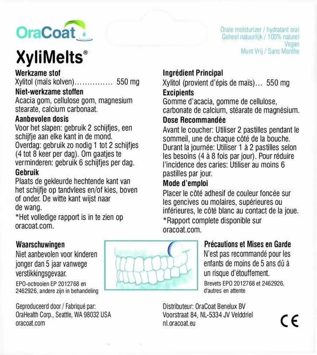XyliMelts - Munt Vrij | Voor Droge Mond 6 XyliMelts - Munt Vrij | Voor Droge Mond - Afbeelding 4