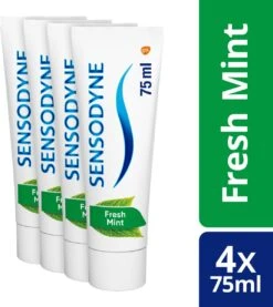 Sensodyne Freshmint Tandpasta Voor Gevoelige Tanden 4x75ml