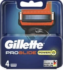 Gillette® Gillette Fusion5 Proglide Power Scheermesjes Voor Mannen - 4 Navulmesjes
