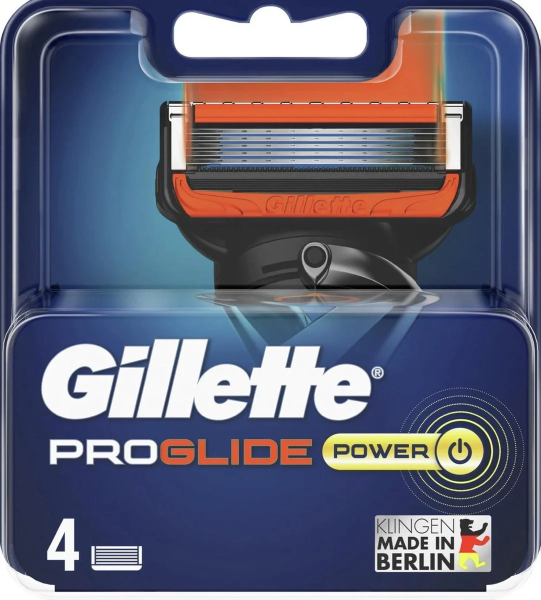 Gillette® Gillette Fusion5 Proglide Power Scheermesjes Voor Mannen - 4 Navulmesjes