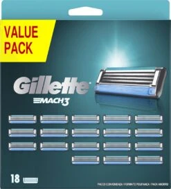 Gillette® Gillette Mach3 Navulmesjes - 18 Stuks