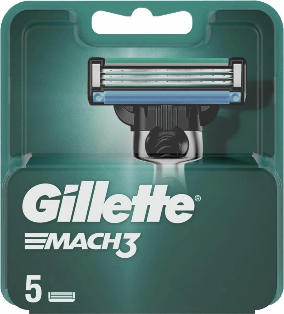 GilletteĀ® Gillette Scheermesjes Mach3 5 Stuks