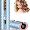 PH Goods® - Automatische Krultang - Nieuw Model 2023 - 5000mAh Accu - Draagbaar - Draadloos - USB Oplaadbaar - Keramische Krultang - Hair Curler - Haar Kruller - Magic Hair Curler - Keramische Krulijzer - Blauw