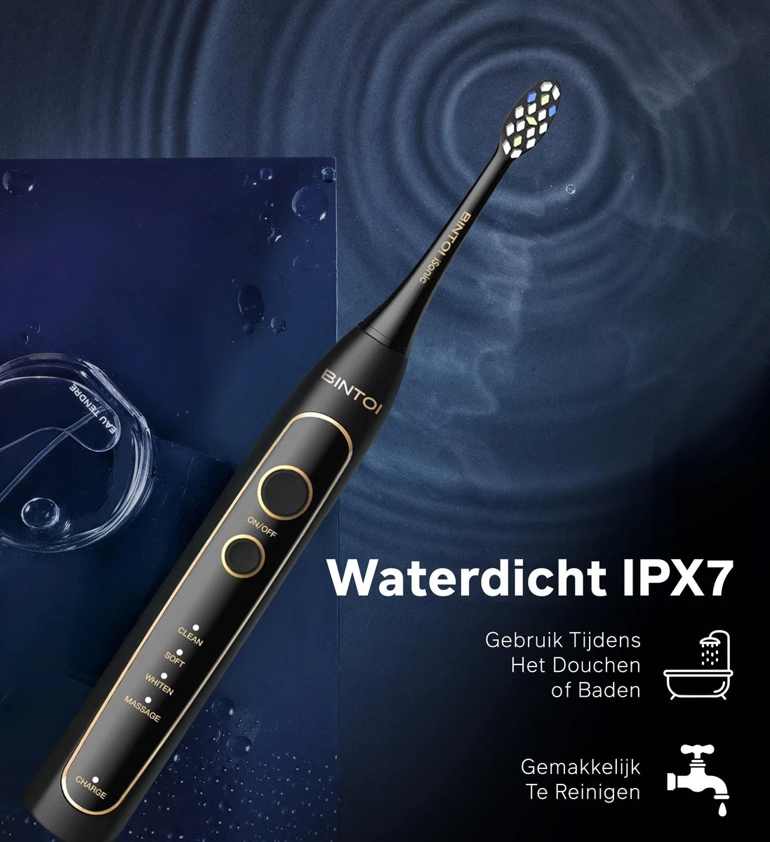 Bintoi® ISonic UV D600 - Elektrische Tandenborstel Met UV-Sterilisator - Afbeelding 7
