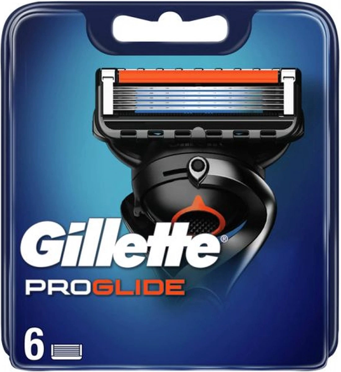 Gillette® Gillette Fusion5 ProGlide Scheermesjes Voor Mannen - 6 Navulmesjes