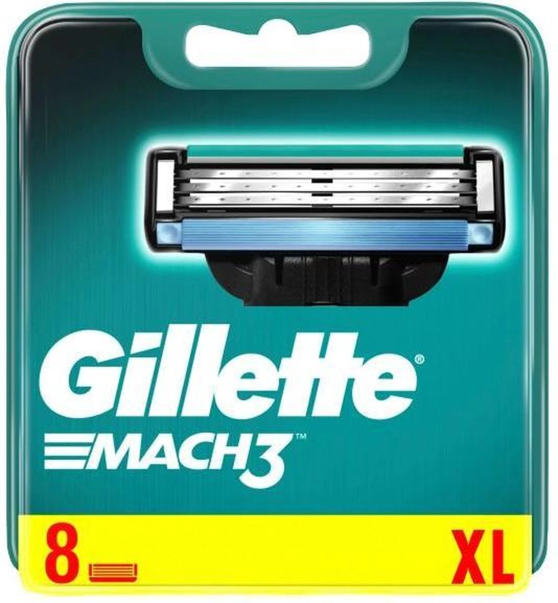 Gillette® Gillette Mach3 Scheermesje 8 Stuk(s) Mannen