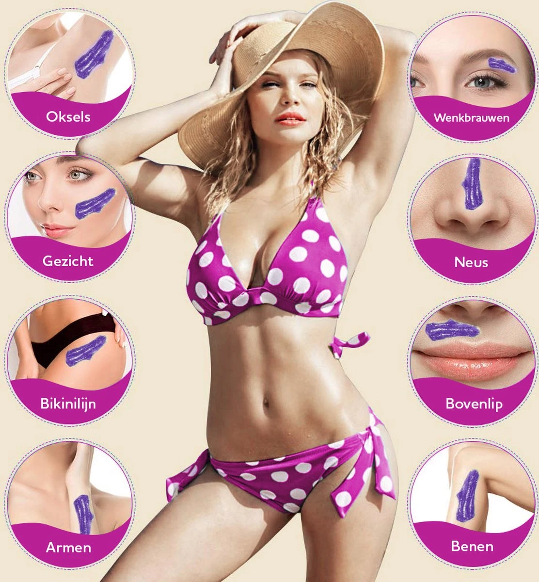 Wax Apparaat Voor Ontharen Van Lichaam - Wax Verwarmer - Wit - Afbeelding 7