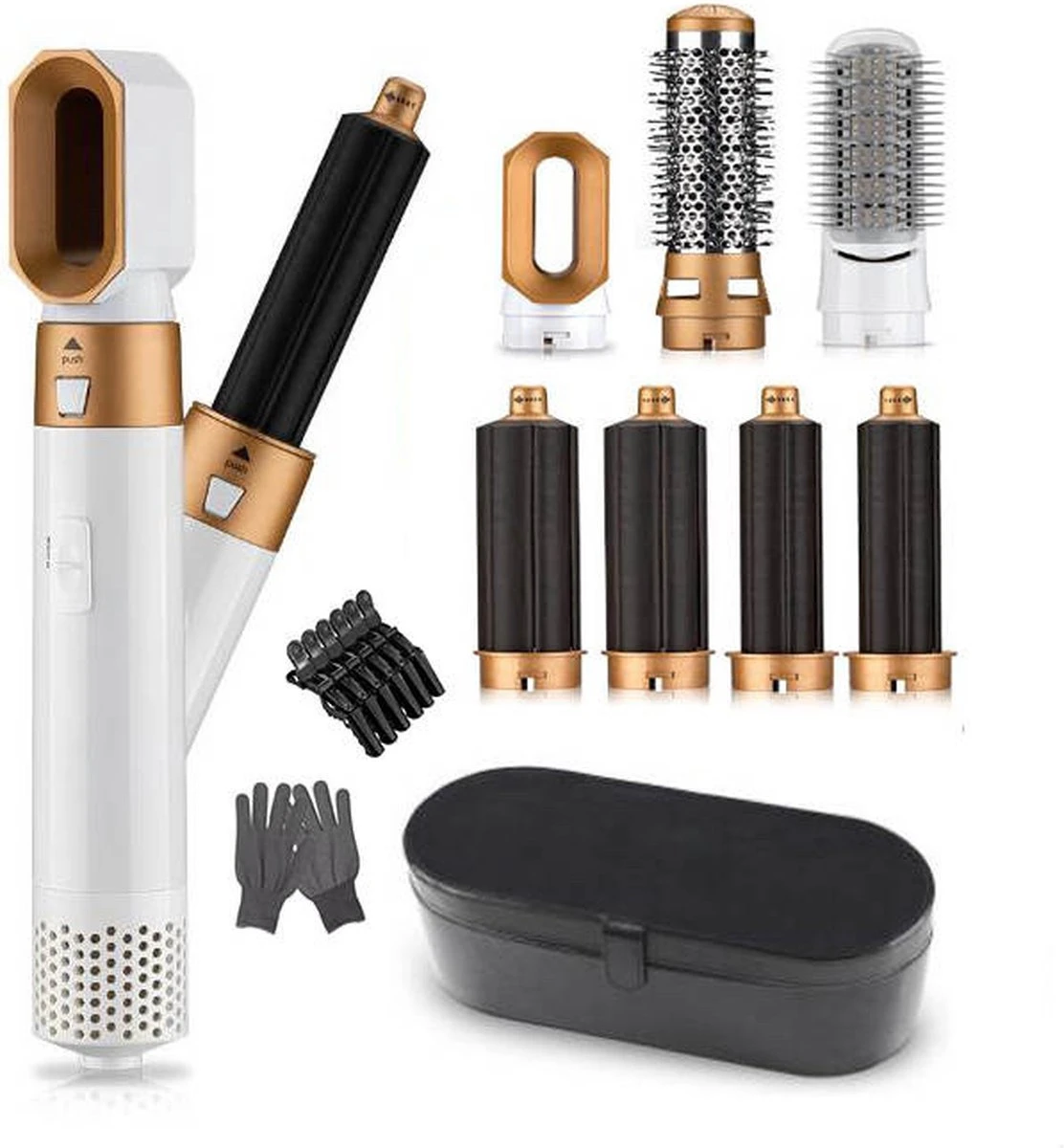 Merkloos Airwrap Complete Multistyler 7 In 1 - Multi Styler Air Wrap Haarfohn- Stijltang -Haardroger- Haarborstel- Stijlborstel- Krultang- 7 Opzetstukken- Gratis Handschoen- Gratis 5 Haarklemmen- Hete Lucht Fohn 3 Merkloos Airwrap Complete Multistyler 7 In 1 - Multi Styler Air Wrap Haarfohn- Stijltang -Haardroger- Haarborstel- Stijlborstel- Krultang- 7 Opzetstukken- Gratis Handschoen- Gratis 5 Haarklemmen- Hete Lucht Fohn
