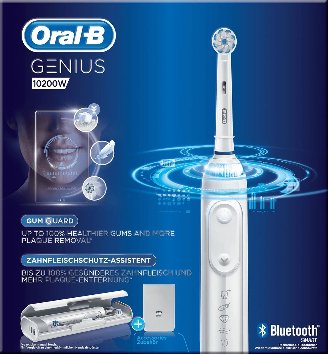 Oral B Oral-B Genius 10200W - Elektrische Tandenborstel - Wit - Afbeelding 14