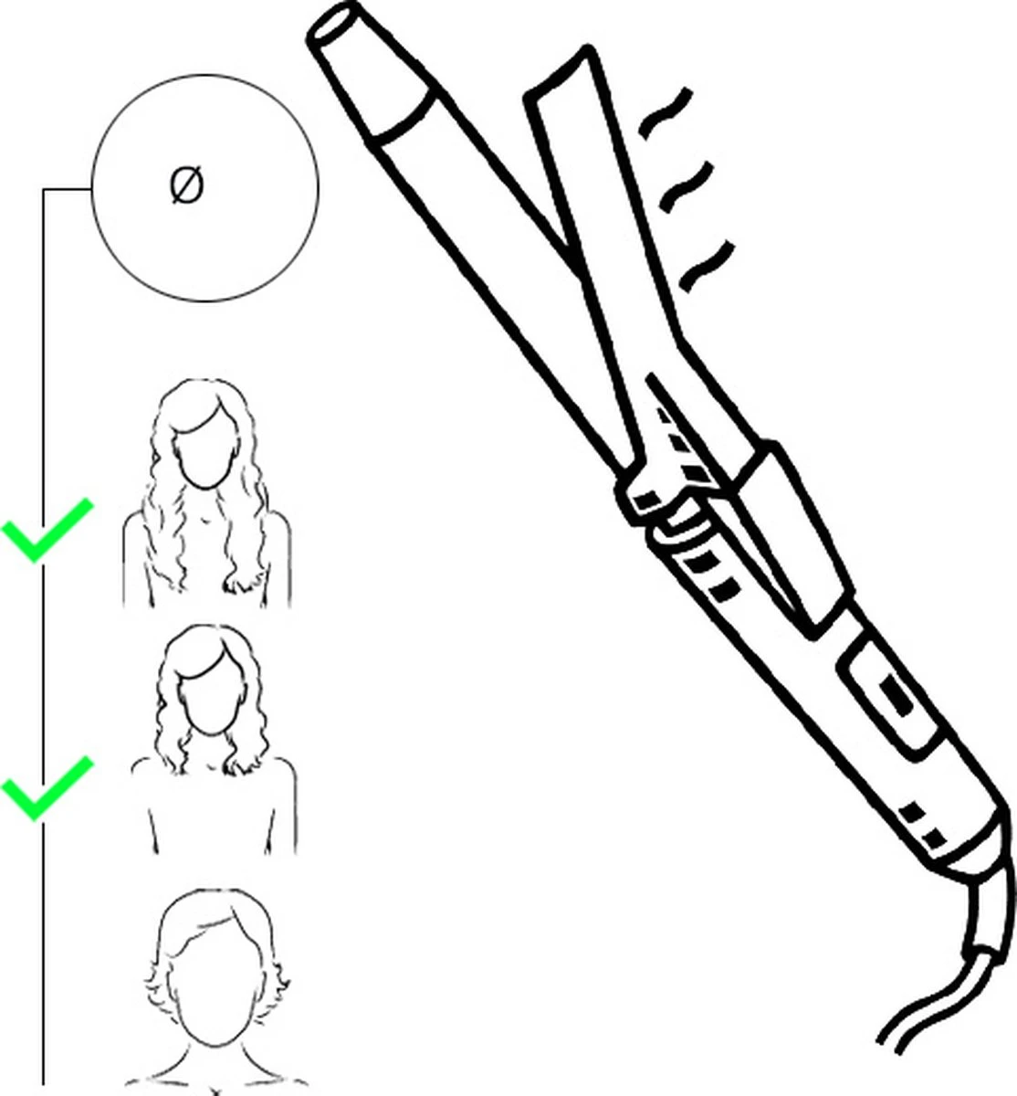 Rowenta Premium Care Steamcurler - CF3810 - Krultang - Veerkrachtige Krullen - Afbeelding 8