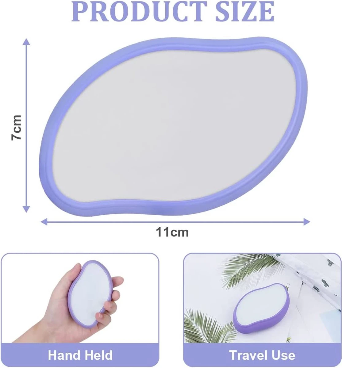 Livingful Premium Crystal Hair Removal • Pijnloos Ontharing Epileerapparaat Voor Armen Benen Rug• Mannen En Vrouwen • Epilator Voor Langdurige Ontharing • Snelle En Gemakkelijke Exfoliërende Ontharin • Haarverwijderaar • Kristalpad • Zijdezachte Huid 8 Livingful Premium Crystal Hair Removal • Pijnloos Ontharing Epileerapparaat Voor Armen Benen Rug• Mannen En Vrouwen • Epilator Voor Langdurige Ontharing • Snelle En Gemakkelijke Exfoliërende Ontharin • Haarverwijderaar • Kristalpad • Zijdezachte Huid - Afbeelding 6