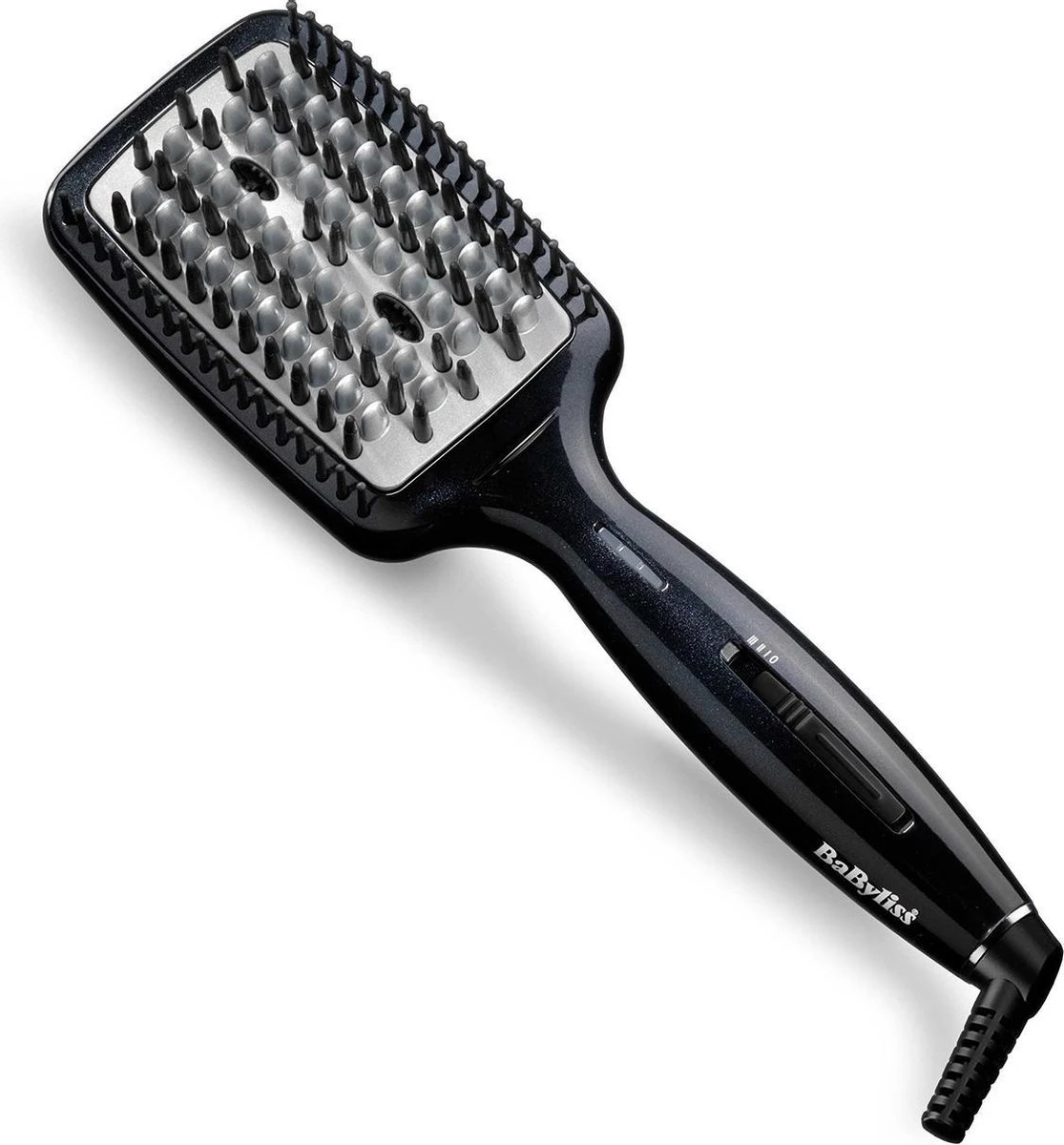 BaByliss Smoothing Heated Brush Stijlborstel HSB101E - 3 Temperatuurinstellingen - 1,95m Meedraaiend Snoer