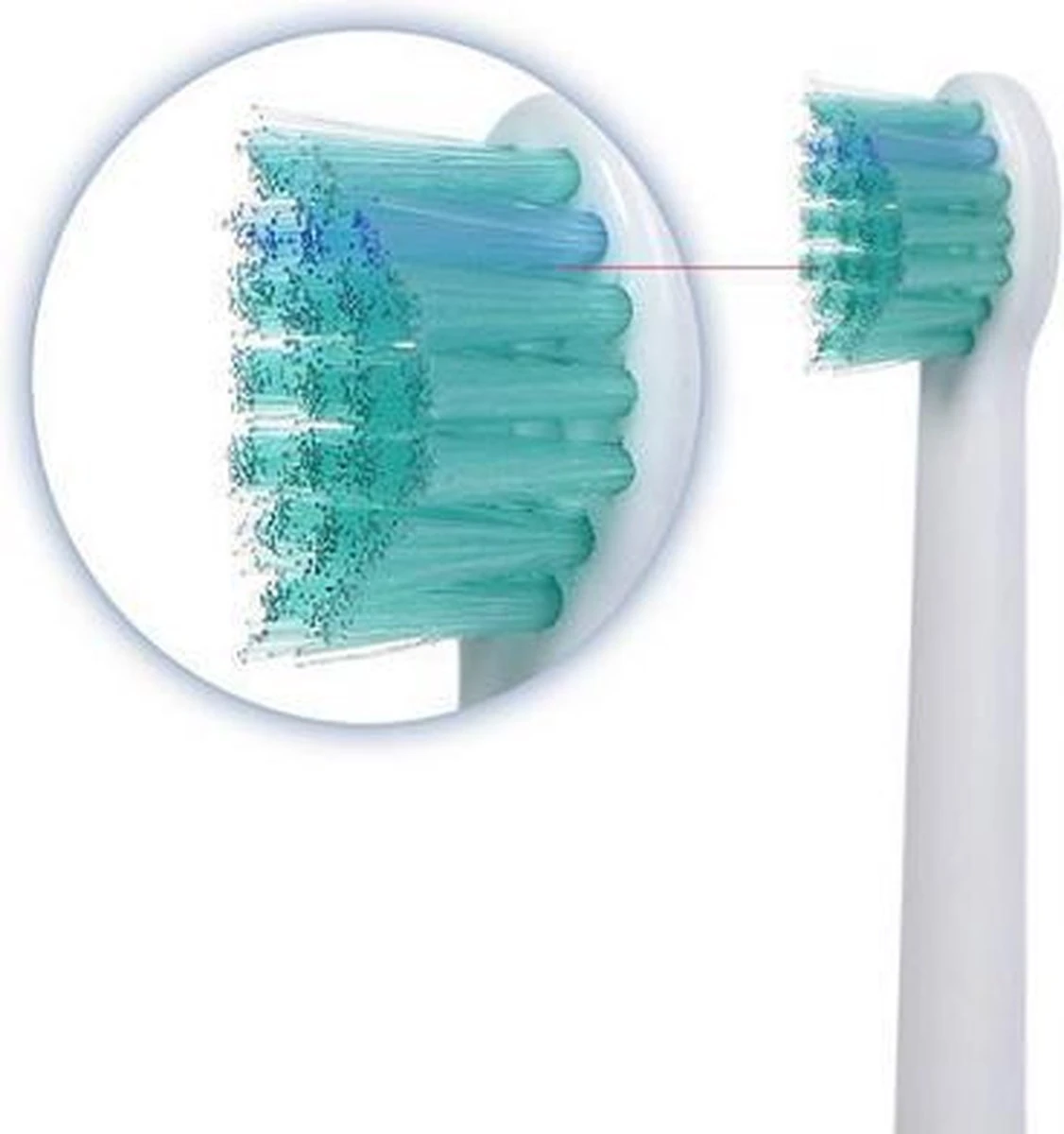 8 Mini Opzetborstels Voor Philips Sonicare - Afbeelding 2