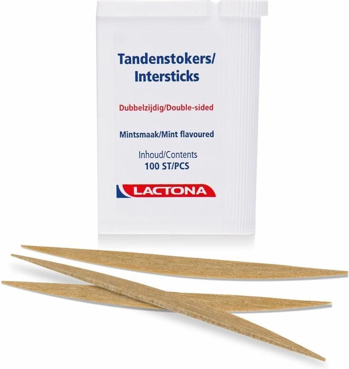 10x Lactona Intersticks Tandenstokers 100 Stuks