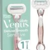 Gillette Venus Deluxe Smooth Sensitive - Scheersysteem Voor Vrouwen - RoseGold - 1 Handvat - 1 Navulmesje - 1 Scheermesje