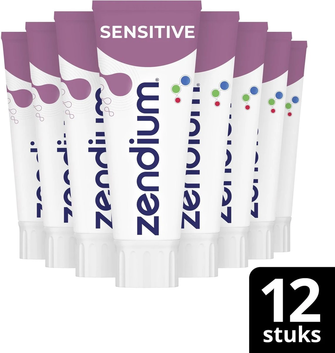 Zendium Sensitive Tandpasta - 12 X 75 Ml - Voordeelverpakking