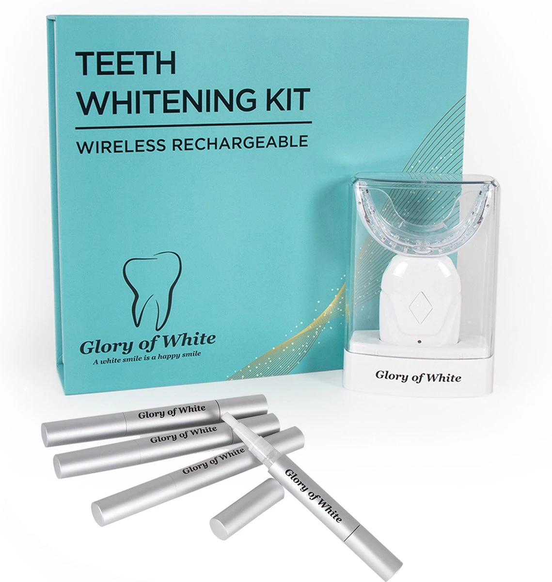 Tandenbleker Premium - Glory Of White - Professionele Tandenbleekset - Wittere Tanden - Tanden Bleken - Teeth Whitening - Zonder Peroxide