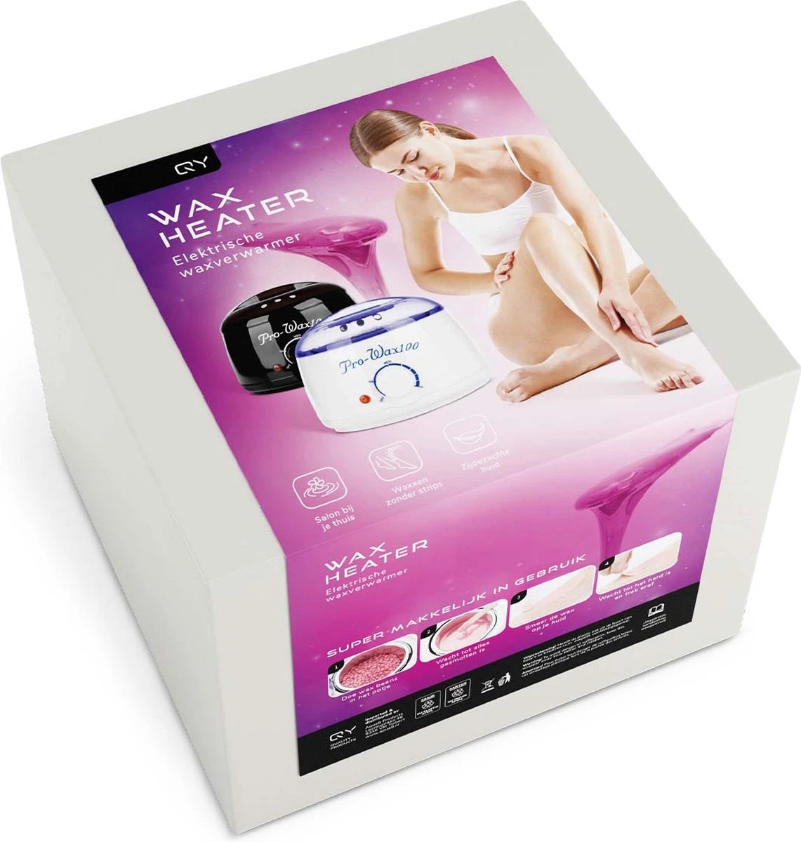 Wax Apparaat Voor Ontharen Van Lichaam - Wax Verwarmer - Wit - Afbeelding 8