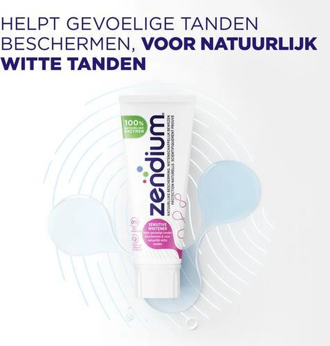 Zendium Sensitive Whitening Tandpasta - 12 X 75 Ml - Voordeelverpakking - Afbeelding 3