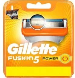 Gillette® Gillette Fusion5 Power Navulmesjes Voor Mannen 4 Stuks