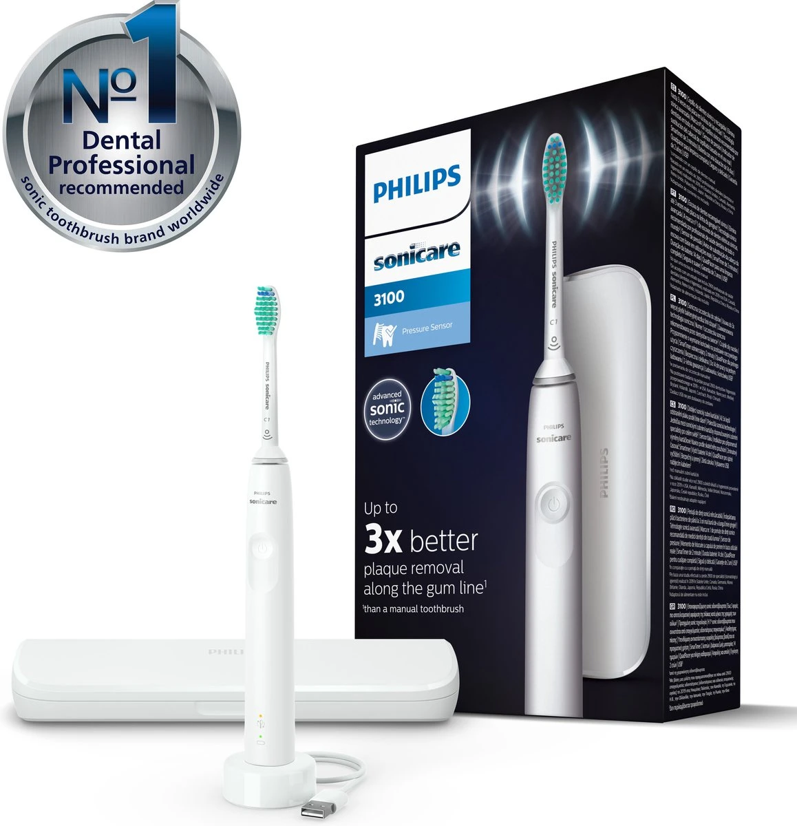 Philips Sonicare Series 3100 HX3673/13 - Elektrische Tandenborstel - Afbeelding 2