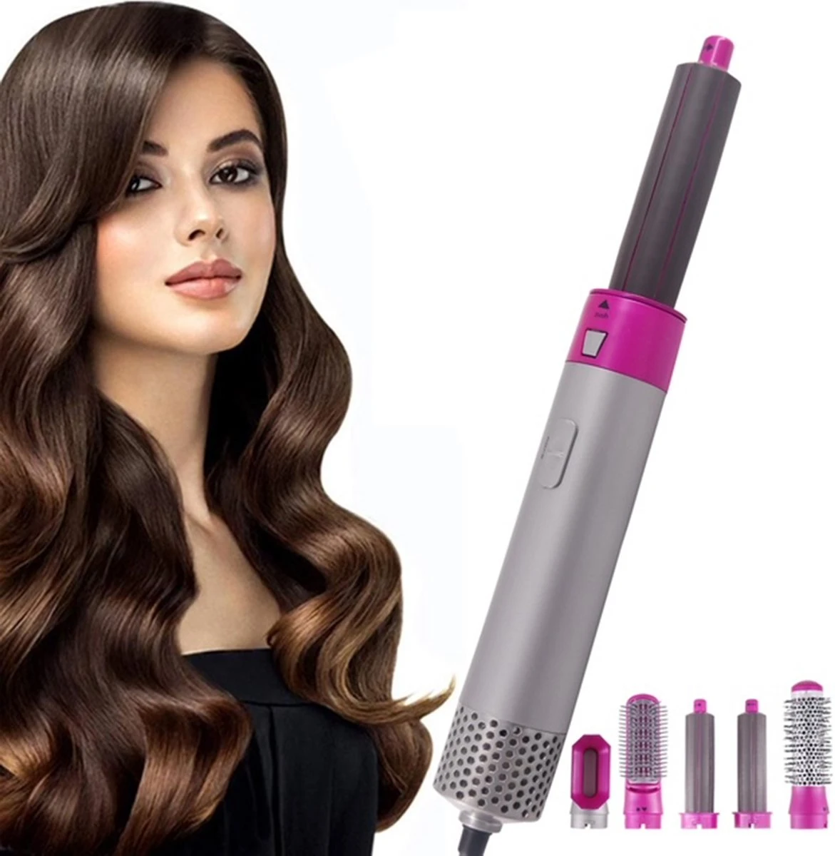 Merkloos Airwrap 5 In 1 Multistyler - Föhnborstel - Krultang - Hairstyler - Borstel - Haardroger -Föhn - Afbeelding 7