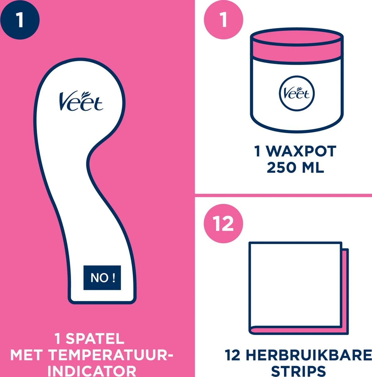 Veet - Warme Wax - Orientaalse Ontharings Wax - Minima - Groene Thee - 250 Ml - Afbeelding 5