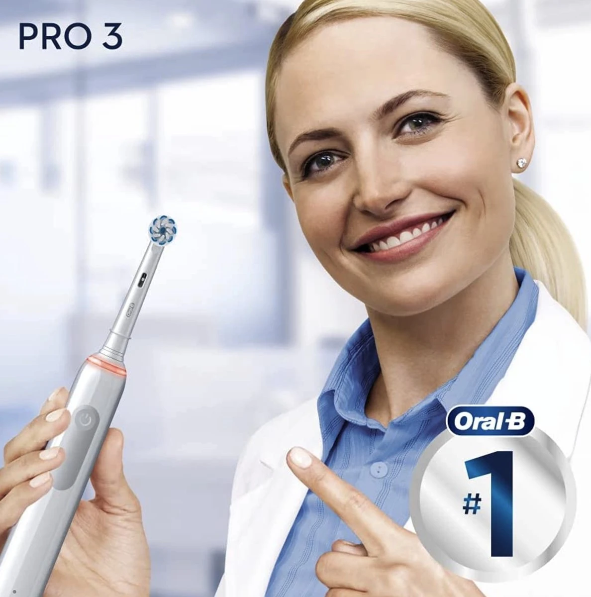 Oral B Oral-B Pro 3 - 3500 - Witte Elektrische Tandenborstel + Reisetui 9 Oral B Oral-B Pro 3 - 3500 - Witte Elektrische Tandenborstel + Reisetui - Afbeelding 7