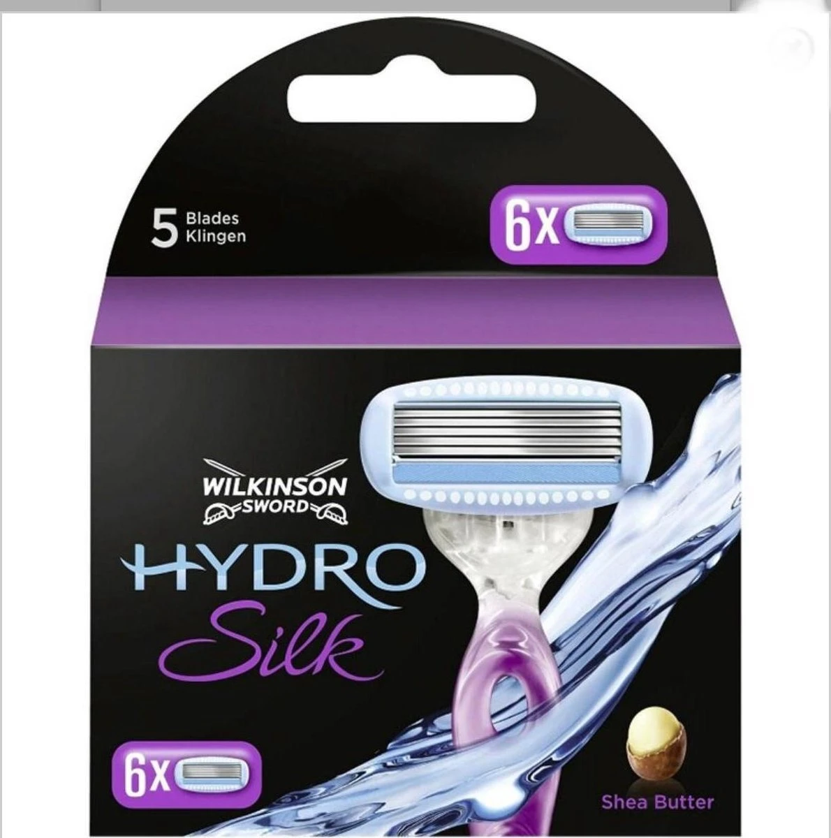 Wilkinson Hydro Silk 6 Scheermesjes - Navulling - Afbeelding 2