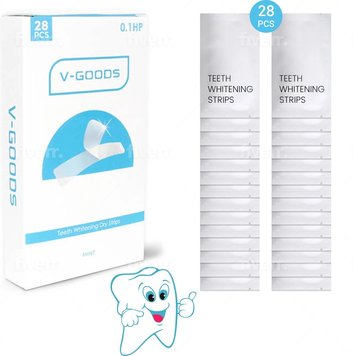 V-Goods Premium Whitening Strips - Tandenbleek Strips - Wittere Tanden - 28x Tandenbleek Strips DIRECT Resultaat - Tandenbleekset - Whitening - Tandenblekers 3 V-Goods Premium Whitening Strips - Tandenbleek Strips - Wittere Tanden - 28x Tandenbleek Strips DIRECT Resultaat - Tandenbleekset - Whitening - Tandenblekers
