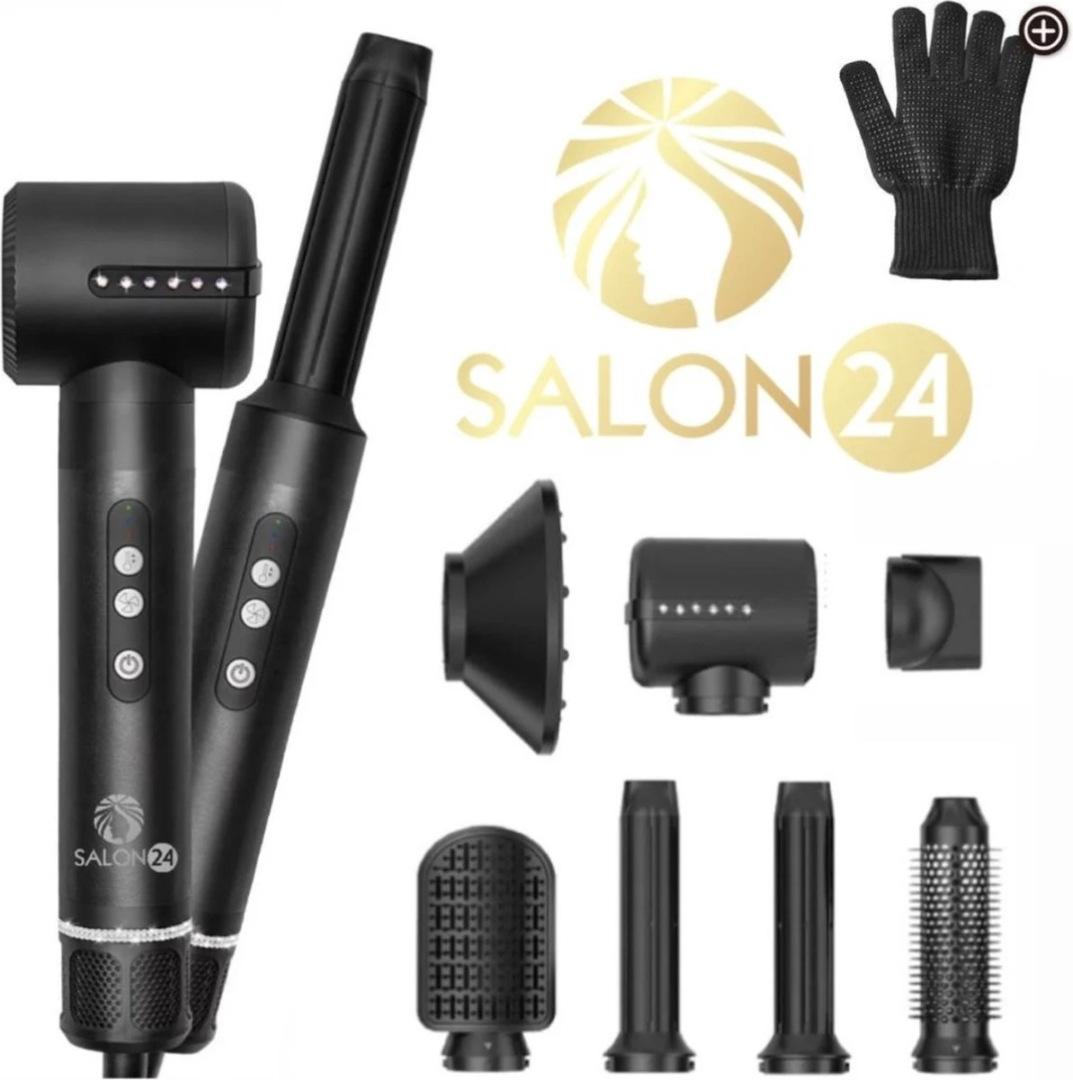 7 In 1 Airstyler | Incl. Hitte Handschoen | Föhnborstel 3 7 In 1 Airstyler | Incl. Hitte Handschoen | Föhnborstel