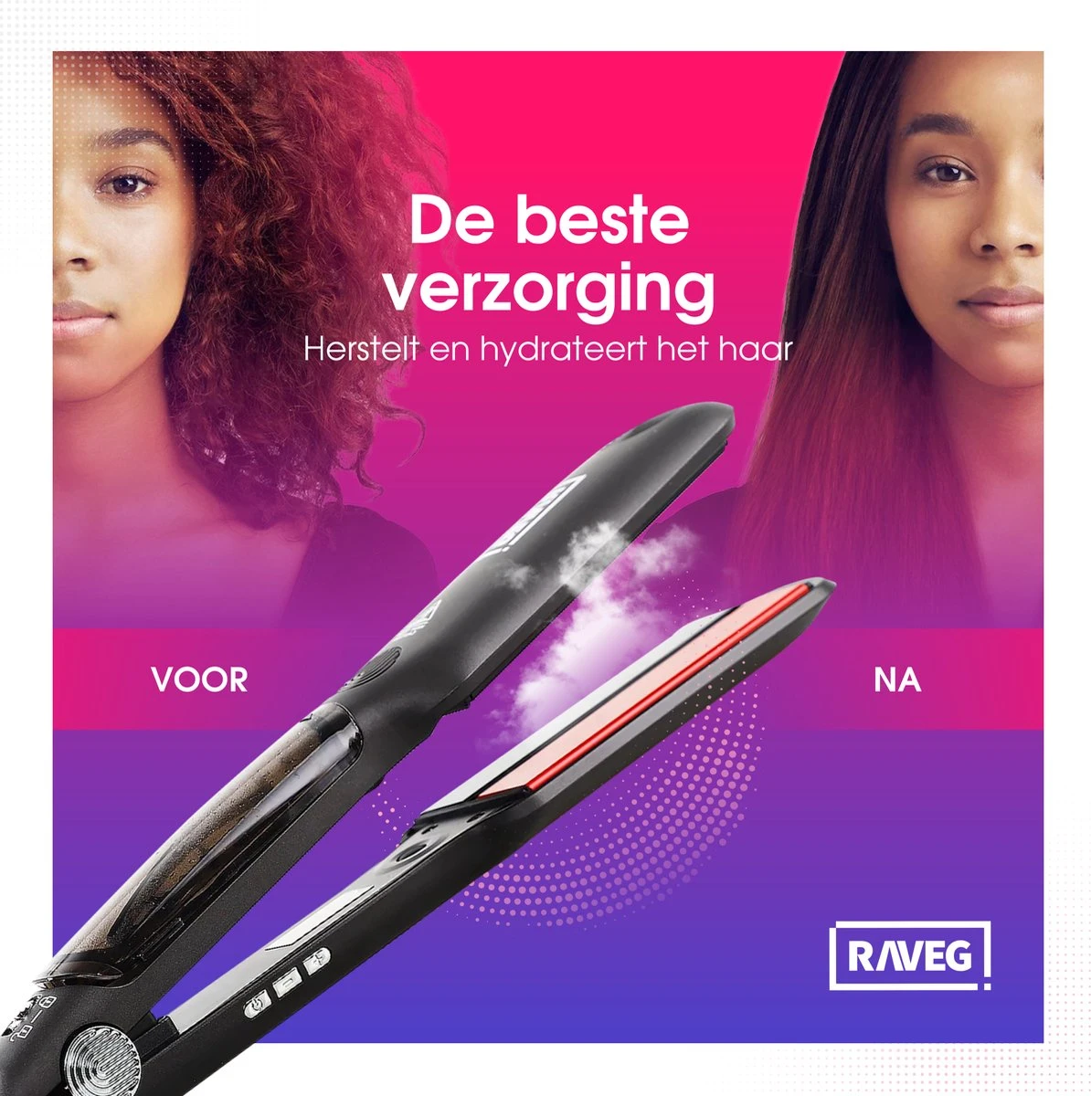 Stoom Stijltang Steampod 3.0 - RAVEG 5 Stoom Stijltang Steampod 3.0 - RAVEG - Afbeelding 3
