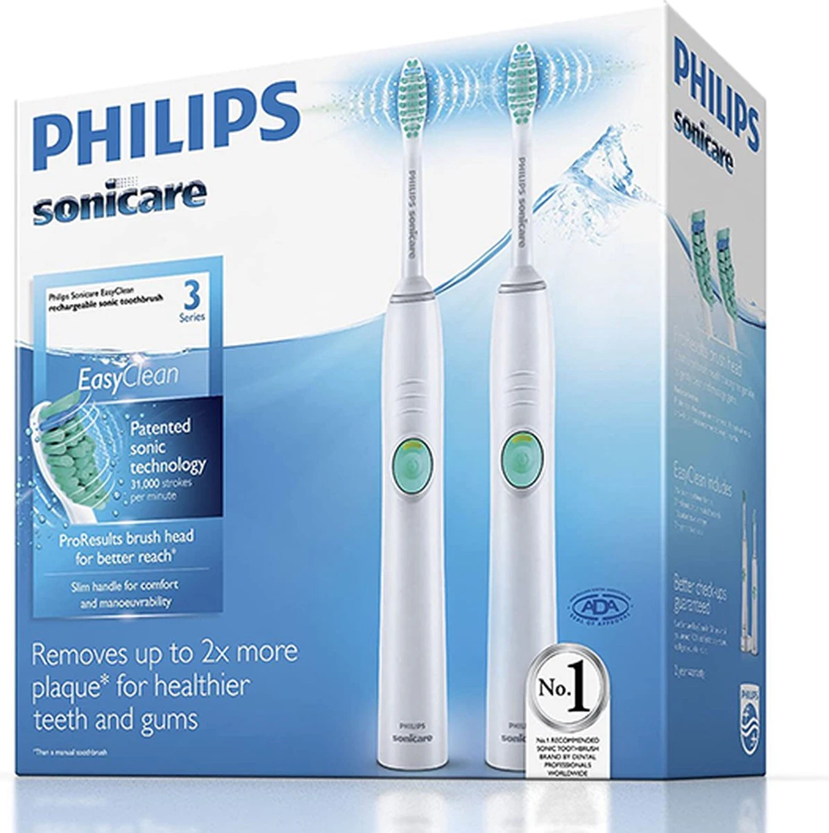 Philips Sonicare EasyClean HX6512/02 - Elektrische Tandenborstel - Wit - Afbeelding 3