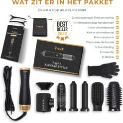 Airstyler Krultang 7 In 1 Multistyler - Föhnborstel - Föhn Met Diffuser - Haardroger - Airwrap - Hairwrap - Stijlborstel - Krulborstel - 2023 Edition -BaByliss Verkoopwinkel 1196x1200 51
