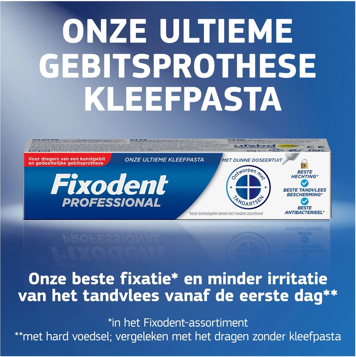 Fixodent Professional - Kleefpasta - 6 X 40g - Voordeelverpakking - Afbeelding 3