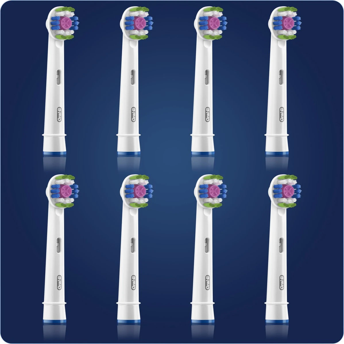 Oral B Oral-B 3D White - Met CleanMaximiser-technologie - Opzetborstels - 8 Stuks - Afbeelding 11