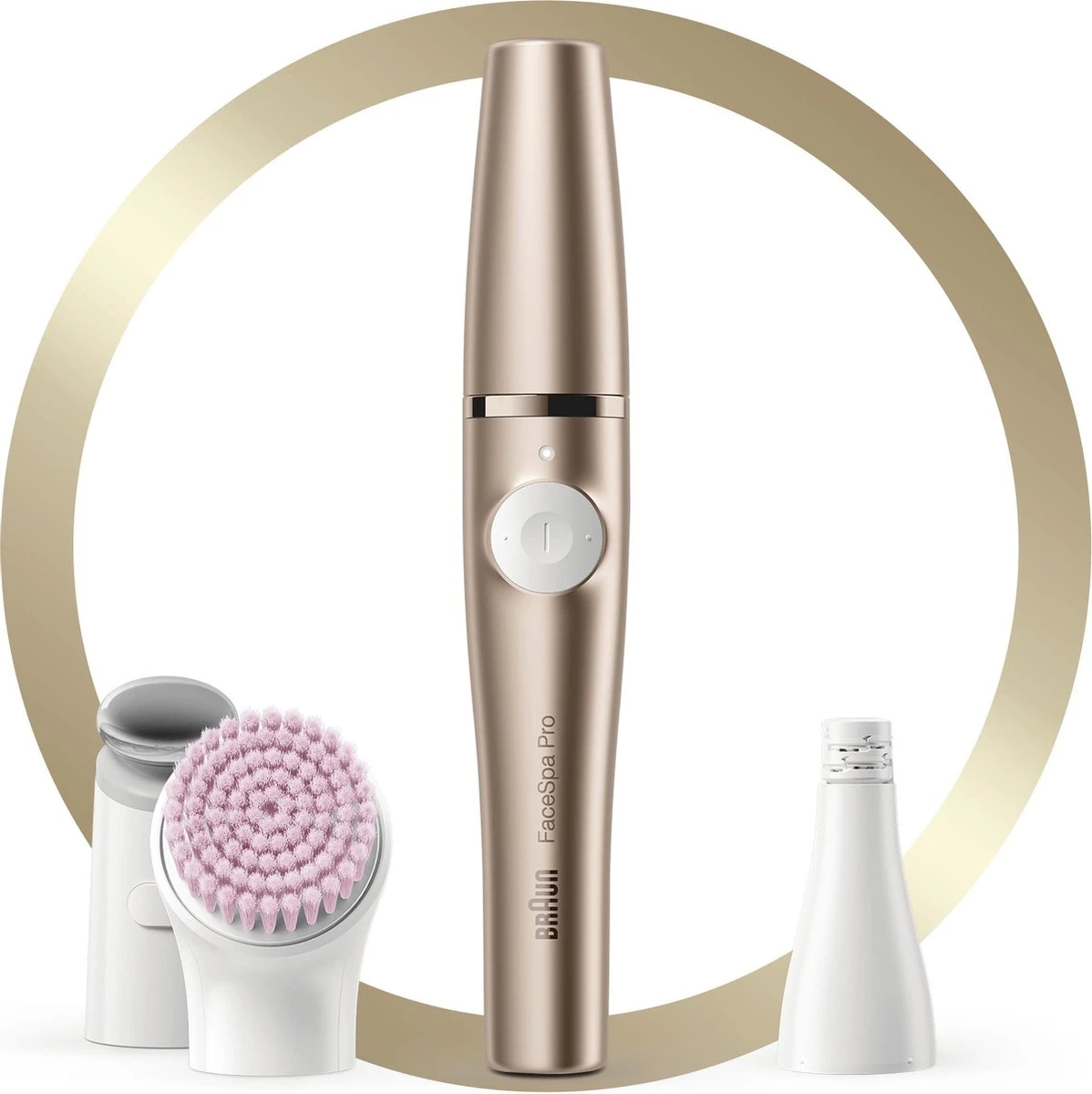 Braun FaceSpa Pro 921 - Gezichtsepilator - Brons - Met 3 Extra’s 4 Braun FaceSpa Pro 921 - Gezichtsepilator - Brons - Met 3 Extra’s - Afbeelding 2