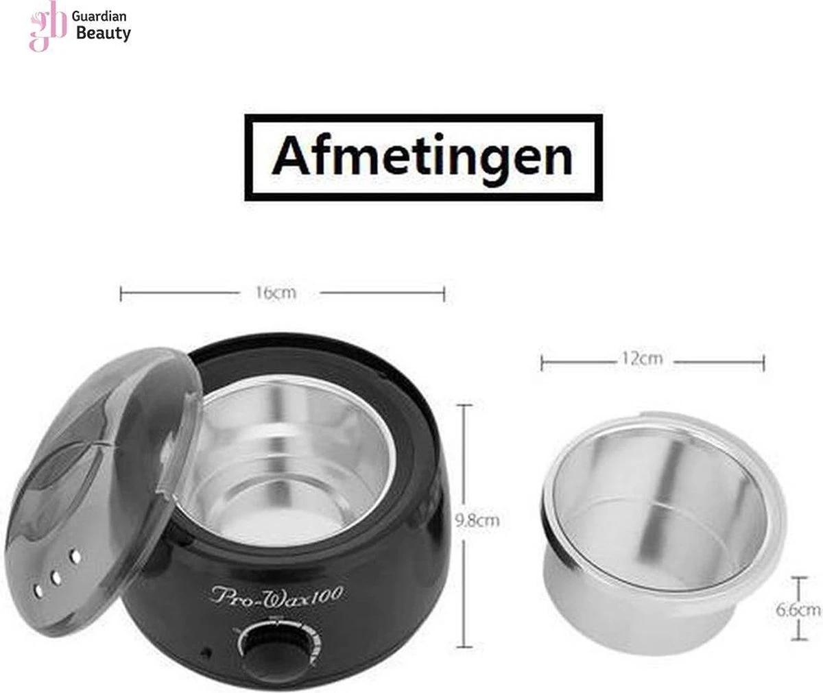 Merkloos Wax Apparaat Pro-100 - Body Wax Hairsen | Haar Wax | Wax Verwarmer - Wax Heater Zwart 4 Merkloos Wax Apparaat Pro-100 - Body Wax Hairsen | Haar Wax | Wax Verwarmer - Wax Heater Zwart - Afbeelding 2