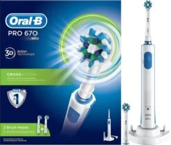 Oral B Oral-B PRO 670 CrossAction - Elektrische Tandenborstel - Met 2 Opzetborstels -BaByliss Verkoopwinkel 1200x1013 2