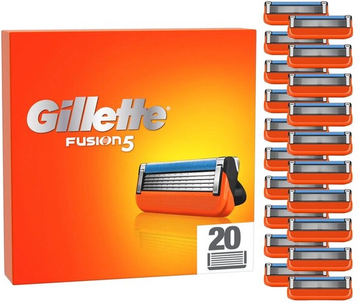 Gillette® Gillette Fusion 5 Value Pack 20 Stuks
