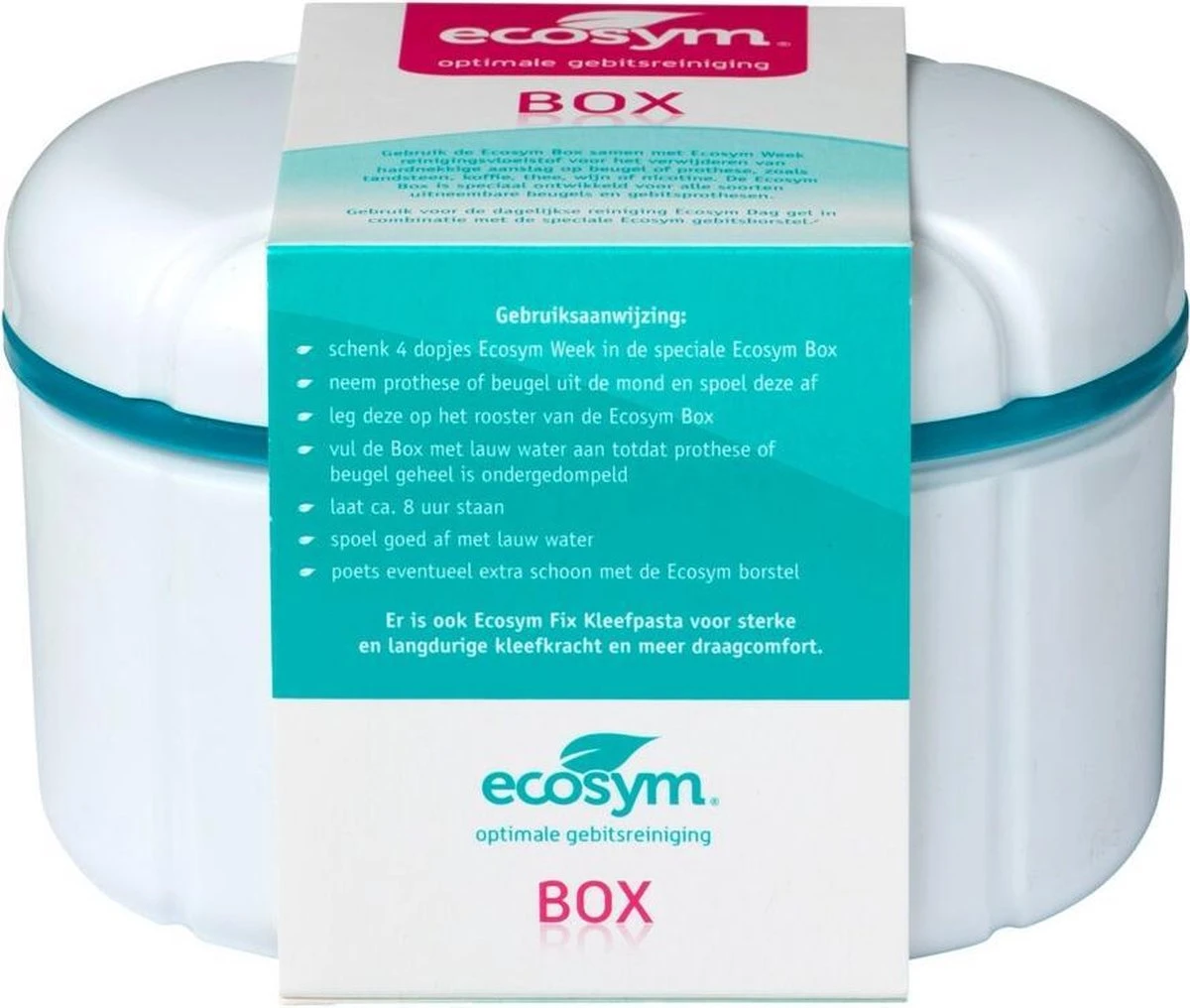 Ecosym Gebitsbakje - Kunstgebitreiniging - 1 Stuk